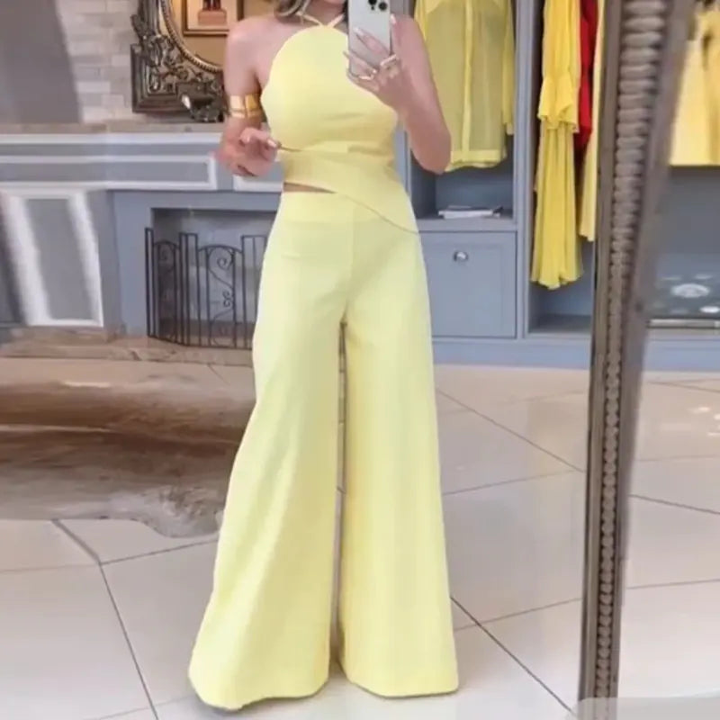2024 Chic Summer Hollow-Back Jumpsuit