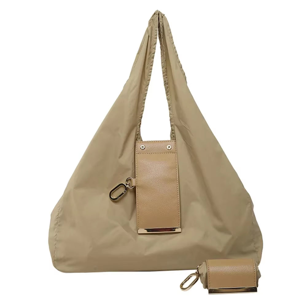 Compact Eco-Friendly Mini Keychain Tote Bag - Expandable & Reusable for Travel!