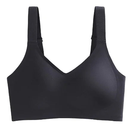 Wide Strap Latex Jelly Bra for Women - No Show, Wireless