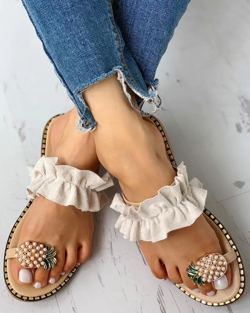 Sweet Pineapple Summer Sandals