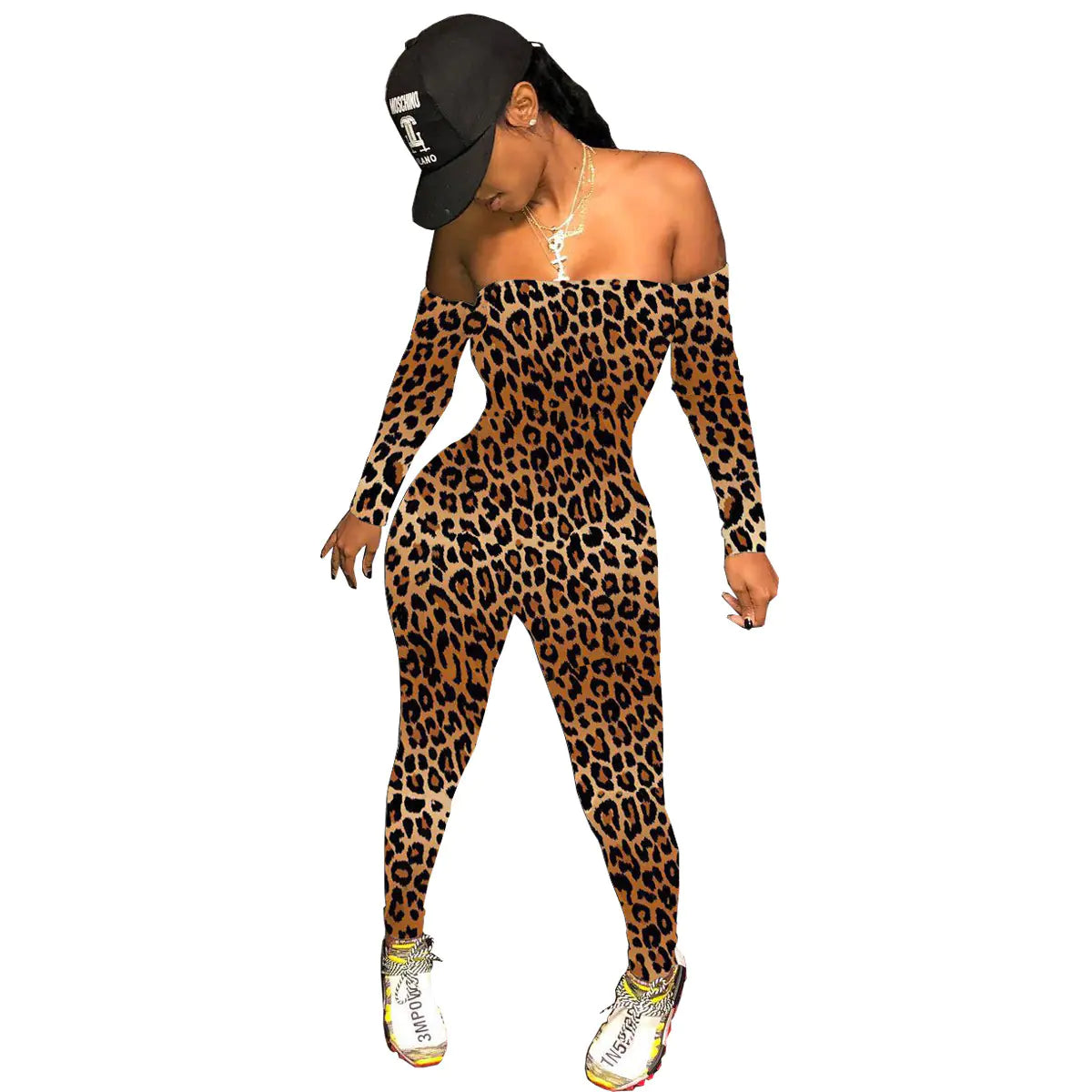 Strapless Printed One-Piece Trousers for Women
