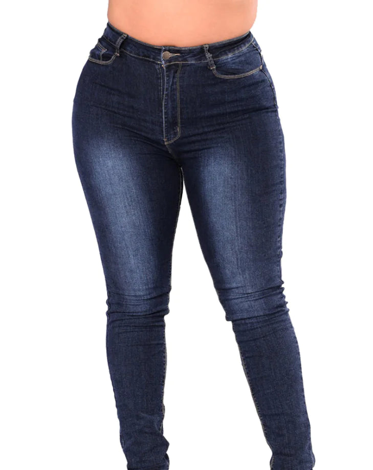 Elastic Skinny Jeans