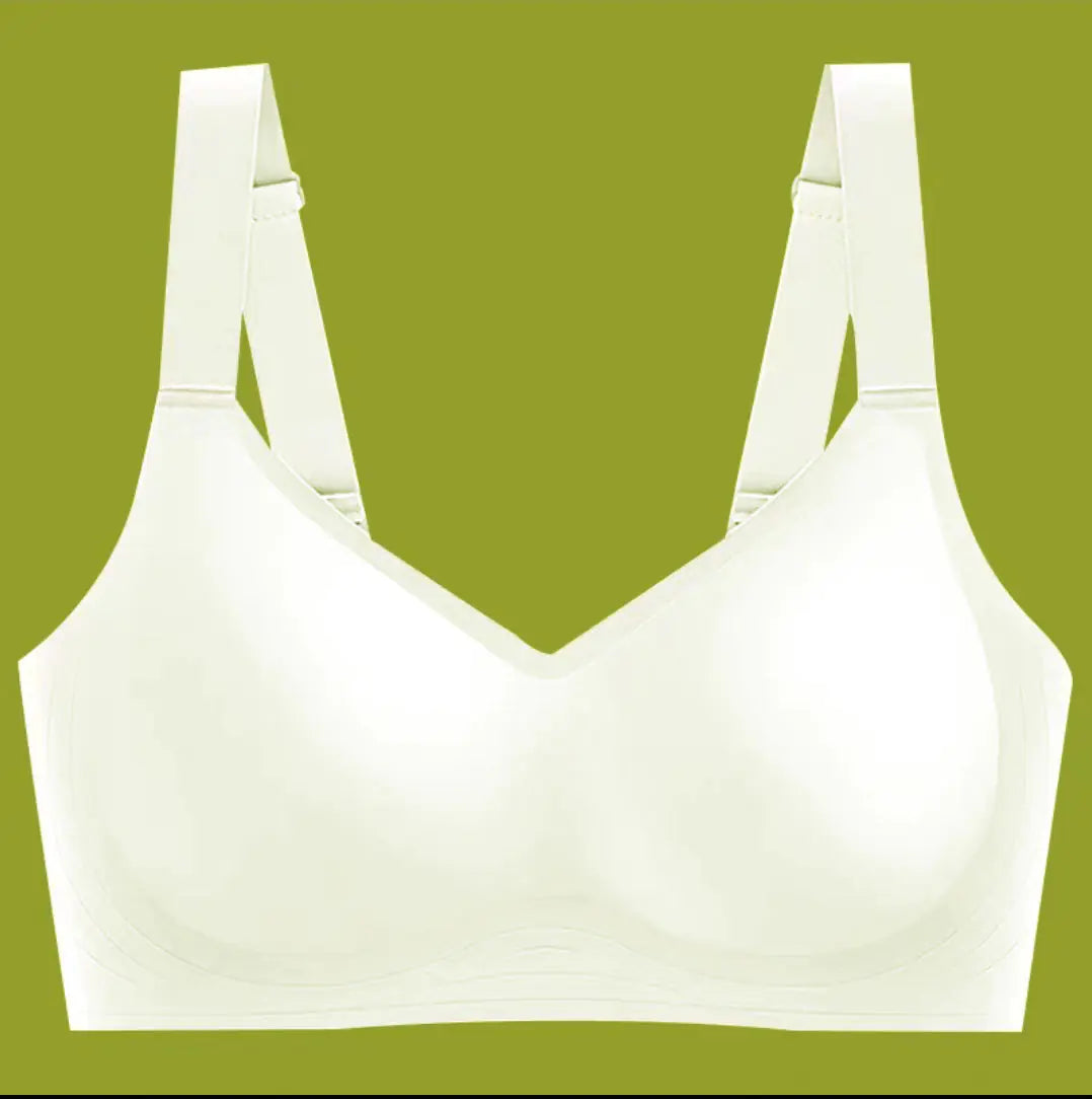 Wide Strap Latex Jelly Bra for Women - No Show, Wireless