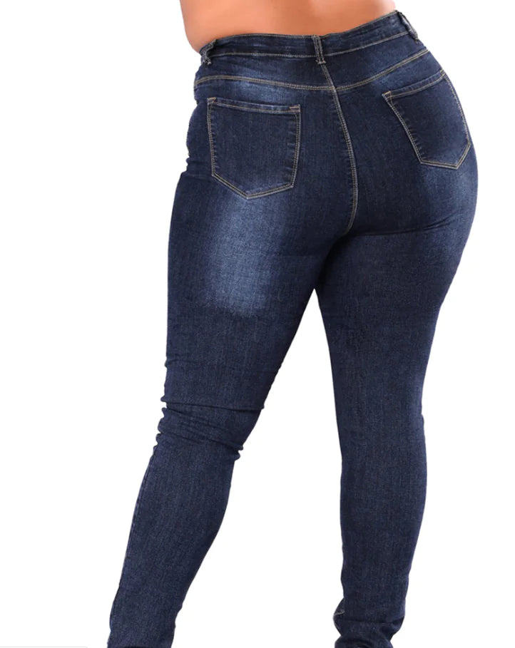 Elastic Skinny Jeans