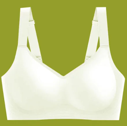 Wide Strap Latex Jelly Bra for Women - No Show, Wireless