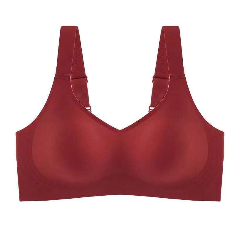 Wide Strap Latex Jelly Bra for Women - No Show, Wireless